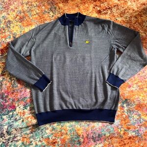 Masters Augusta National Quarter Zip Sweater | Merino Wool XL